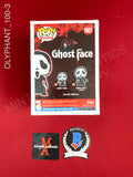 OLYPHANT_100 - Ghost Face 1607 Ghost Face Funko Pop! Autographed By Timothy Olyphant