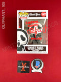 OLYPHANT_105 - Ghost Face 1607 Ghost Face Funko Pop! Autographed By Timothy Olyphant