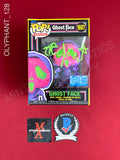 OLYPHANT_128 - Ghost Face 1607 Blacklight Funko Pop! Autographed By Timothy Olyphant