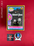 OLYPHANT_136 - Ghost Face 1607 Blacklight Funko Pop! Autographed By Timothy Olyphant