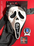 OLYPHANT_177 - Ghost Face Fun World Mask Autographed By Timothy Olyphant