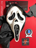 OLYPHANT_178 - Ghost Face Fun World Mask Autographed By Timothy Olyphant