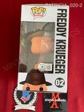 PATRICIA_020 - A Nightmare On Elm 02 Freddy Frueger Funko Pop! Autographed By Patricia Arquette