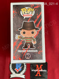 PATRICIA_021 - A Nightmare On Elm 02 Freddy Frueger Funko Pop! Autographed By Patricia Arquette