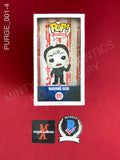 PURGE_001 - The Purge: Anarchy 811 Waving God Funko Pop! Autographed By Zach Gilford & Frank Grillo