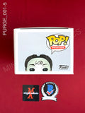 PURGE_001 - The Purge: Anarchy 811 Waving God Funko Pop! Autographed By Zach Gilford & Frank Grillo