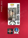 PURGE_002 - The Purge: Anarchy 811 Waving God Funko Pop! Autographed By Zach Gilford & Frank Grillo