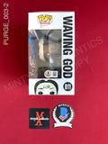 PURGE_003 - The Purge: Anarchy 811 Waving God Funko Pop! Autographed By Zach Gilford & Frank Grillo
