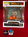 QUINN_003 - Trick 'r Treat 1002 Sam With Pumpkin & Sack Funko Pop! Autographed By Quinn Lord