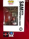 QUINN_007 - Trick 'r Treat 1002 Sam With Pumpkin & Sack Funko Pop! Autographed By Quinn Lord