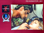 REANIMATOR_061 - 8x10 Photo Autographed By Bruce Abbott & Barbara Crampton