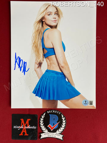 ROBERTSON_140 - 8x10 Photo Autographed By Alexa Blair Roberston