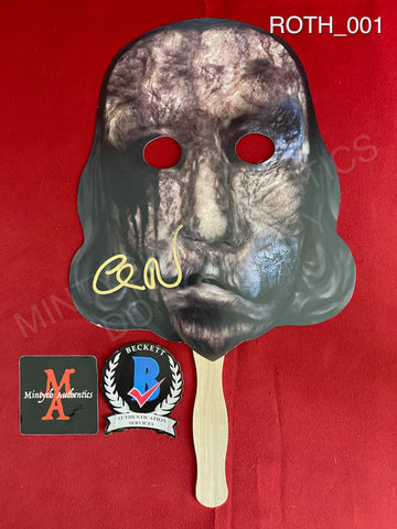 ROTH_001 - Thanksgiving Promotional Paper Mask Autographed By Eli Roth