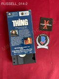 RUSSELL_014 - The Thing VHS Autographed By Kurt Russell