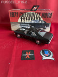 RUSSELL_015 - 1971 Chevrolet Nova "Death Proof" 1:18 Scale Diecast Car Autographed By Kurt Russell