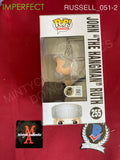 RUSSELL_051 - The H8ful Eight 255 John "The Hangman" Ruth IMPERFECT - Funko Pop Autographed By Kurt Russell