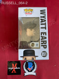 RUSSELL_064 - Tombstone 851 Wyatt Earp Funko Pop! Autographed By Kurt Russell