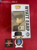 RUSSELL_065 - Tombstone 851 Wyatt Earp Funko Pop! Autographed By Kurt Russell