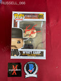 RUSSELL_066 - Tombstone 851 Wyatt Earp Funko Pop! Autographed By Kurt Russell
