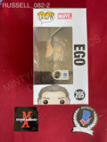 RUSSELL_082 - Guardians Of The Galaxy Vol. 2 205 Ego Funko Pop! Autographed By Kurt Russell