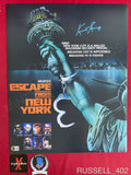 RUSSELL_402 - 16x20 Escape From New York Photo Autographed By Kurt Russell