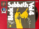 SABBATH_006 - Black Sabbath "Volume 4" Vinyl Autographed By Bill Ward & Geezer Butler