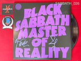 SABBATH_026 - Black Sabbath "Master of Reality" Vinyl Autographed By Bill Ward & Geezer Butler