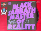 SABBATH_027 - Black Sabbath "Master of Reality" Vinyl Autographed By Bill Ward & Geezer Butler