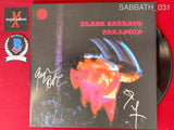 SABBATH_031 - Black Sabbath "Paranoid" Vinyl Autographed By Bill Ward & Geezer Butler