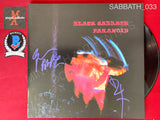 SABBATH_033 - Black Sabbath "Paranoid" Vinyl Autographed By Bill Ward & Geezer Butler