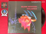 SABBATH_034 - Black Sabbath "Paranoid" Vinyl Autographed By Bill Ward & Geezer Butler