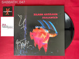 SABBATH_047 - Black Sabbath "Paranoid" Vinyl Autographed By Bill Ward & Geezer Butler