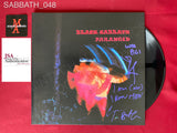 SABBATH_048 - Black Sabbath "Paranoid" Vinyl Autographed By Bill Ward & Geezer Butler
