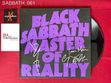 SABBATH_061 - Black Sabbath "Master Of Reality" Vinyl Autographed By Bill Ward & Geezer Butler