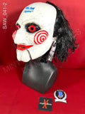 SAW_041 - Jigsaw Mask Autographed By Tobin Bell & Leigh Whannell