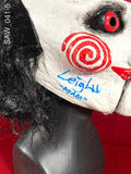 SAW_041 - Jigsaw Mask Autographed By Tobin Bell & Leigh Whannell