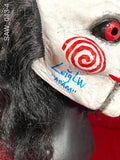 SAW_043 - Jigsaw Mask Autographed By Tobin Bell & Leigh Whannell