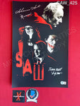 SAW_425 - 11x17 Photo Autographed By Tobin Bell & Shawnee Smith