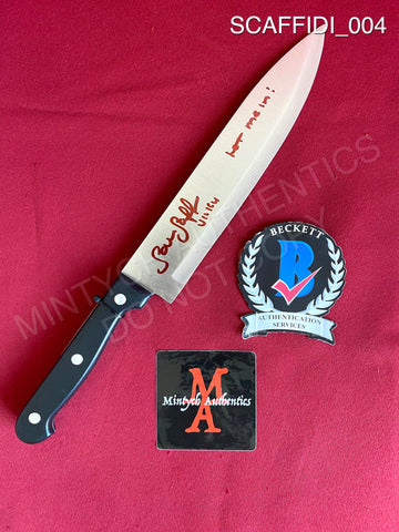 SCAFFIDI_004 - Real 8" Steel Knife Autographed By Samantha Scaffidi