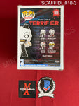 SCAFFIDI_010 - Terrifier 1590 Art The Clown Funko Pop! Autographed By Samantha Scaffidi