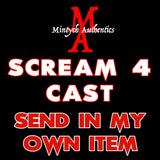 Scream 4 Cast Autograph Preorder - Send In My Own Item