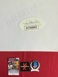 SCREAM_024 - 11x14 Photo Autographed By Rose McGowan, Neve Campbell, Tony Cecere, Henry Winkler, Matthew Lillard, Roger Jackson, Skeet Ulrich, Jamie Kennedy, & Lee Waddell