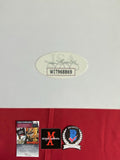 SCREAM_026 - 11x14 Photo Autographed By Rose McGowan, Neve Campbell, Henry Winkler, Matthew Lillard, Roger Jackson, Skeet Ulrich, Jamie Kennedy, & Lee Waddell