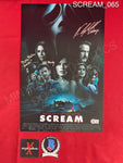 SCREAM_065 - 11x17 Photo Autographed By Neve Campbell, Mikey Madison & Jasmin Savoy Brown