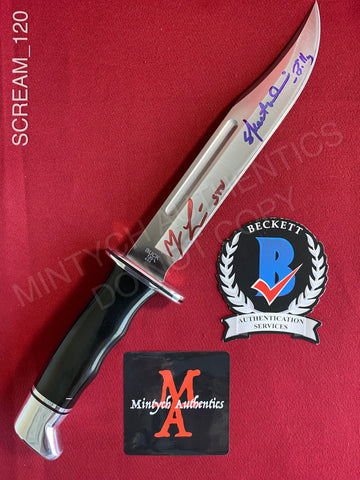 SCREAM_120 - Buck 120 Knife Autographed By Matthew Lillard & Skeet Ulrich