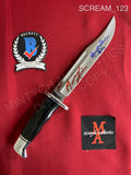 SCREAM_123 - Buck 120 Knife Autographed By Matthew Lillard & Skeet Ulrich