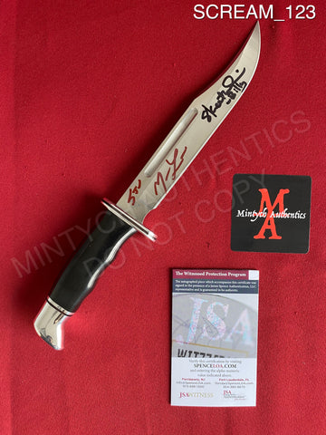 SCREAM_123 - Buck 120 Knife Autographed By Matthew Lillard & Skeet Ulrich