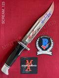 SCREAM_123 - Buck 120 Knife Autographed By Matthew Lillard & Skeet Ulrich