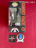 SCREAM_128 - Ghost Face 1607 Hot Topic Scare Fair Exclusive Funko Pop! Autographed By Matthew Lillard & Skeet Ulrich