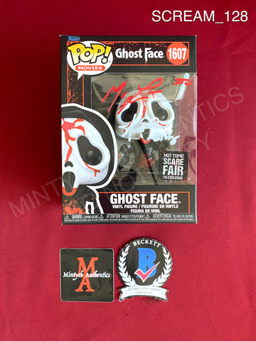 SCREAM_128 - Ghost Face 1607 Hot Topic Scare Fair Exclusive Funko Pop! Autographed By Matthew Lillard & Skeet Ulrich
